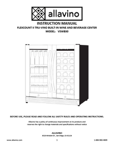 The cover of the VSWB30 manual