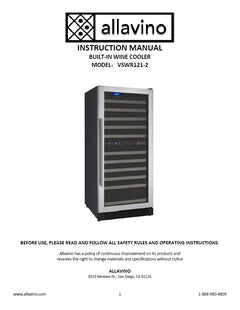 A document with instructions for the VSWR121-2