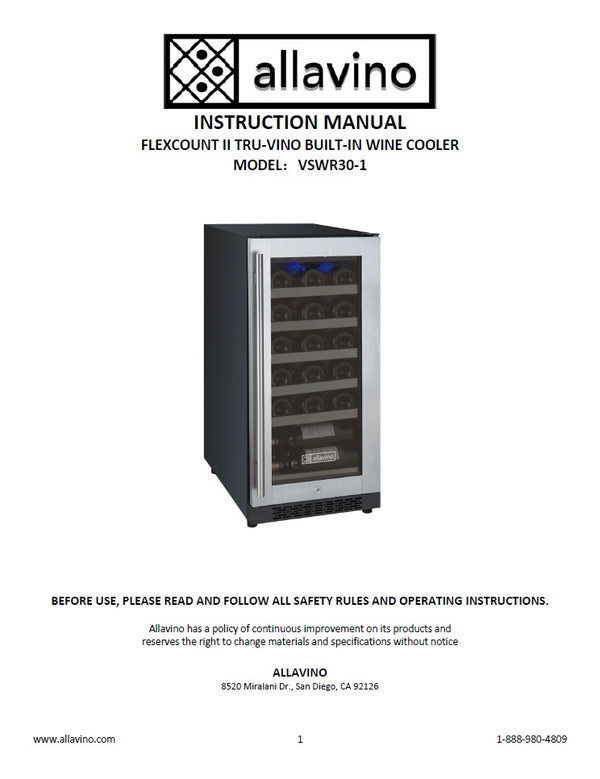 A manual for the VSWR30-1
