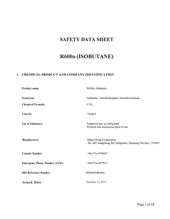 The MSDS for the KWR28D-2SR
