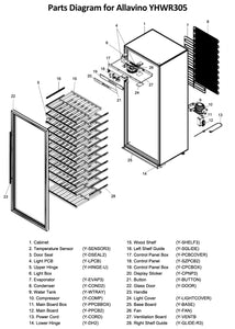 YHWR305 parts diagram