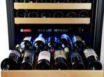 24" Wide FlexCount Classic II Tru-Vino 172 Bottle Dual Zone Stainless Steel Right Hinge Wine Refrigerator