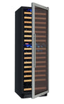 24" Wide FlexCount Classic II Tru-Vino 172 Bottle Dual Zone Stainless Steel Right Hinge Wine Refrigerator