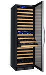 24" Wide FlexCount Classic II Tru-Vino 172 Bottle Dual Zone Stainless Steel Right Hinge Wine Refrigerator