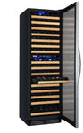 24" Wide FlexCount Classic II Tru-Vino 172 Bottle Dual Zone Stainless Steel Right Hinge Wine Refrigerator